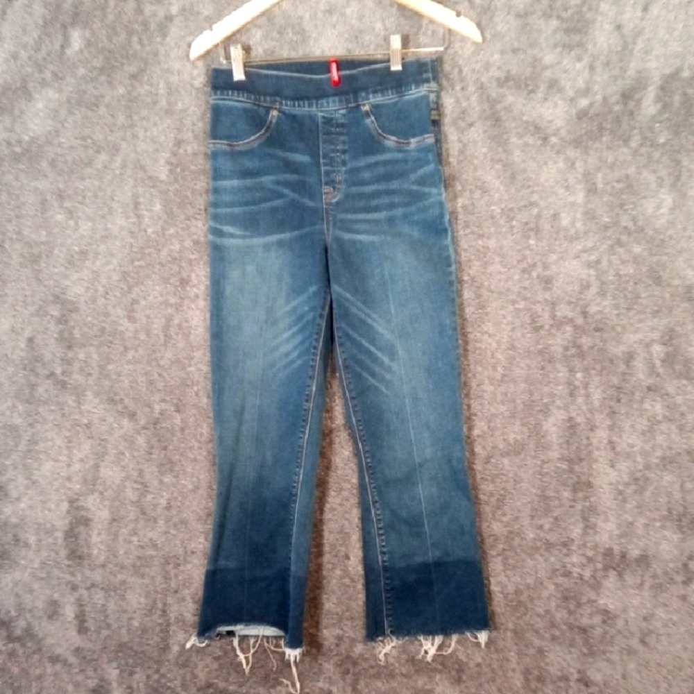 SPANX Flare Jeans Pull Over Tummy Control High Rise  Womens S/P